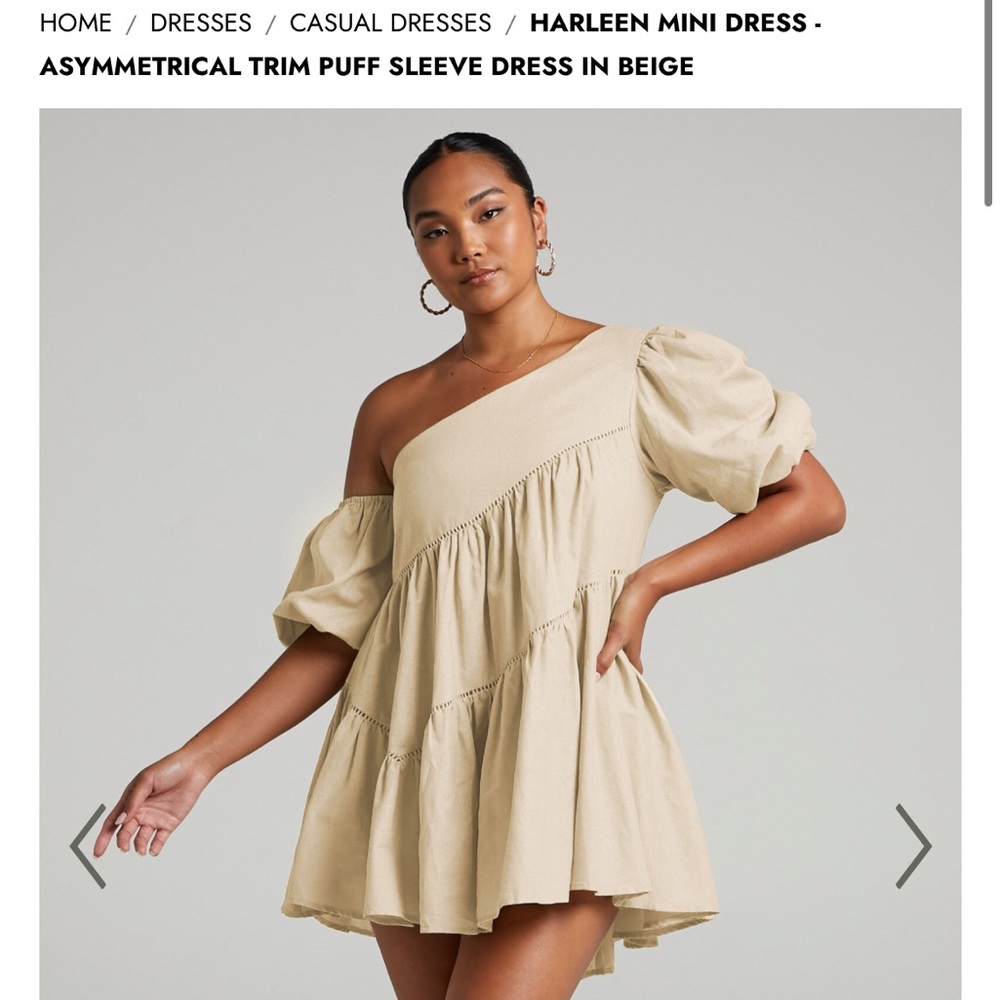 Showpo Harleen Asymmetrical Mini Dress